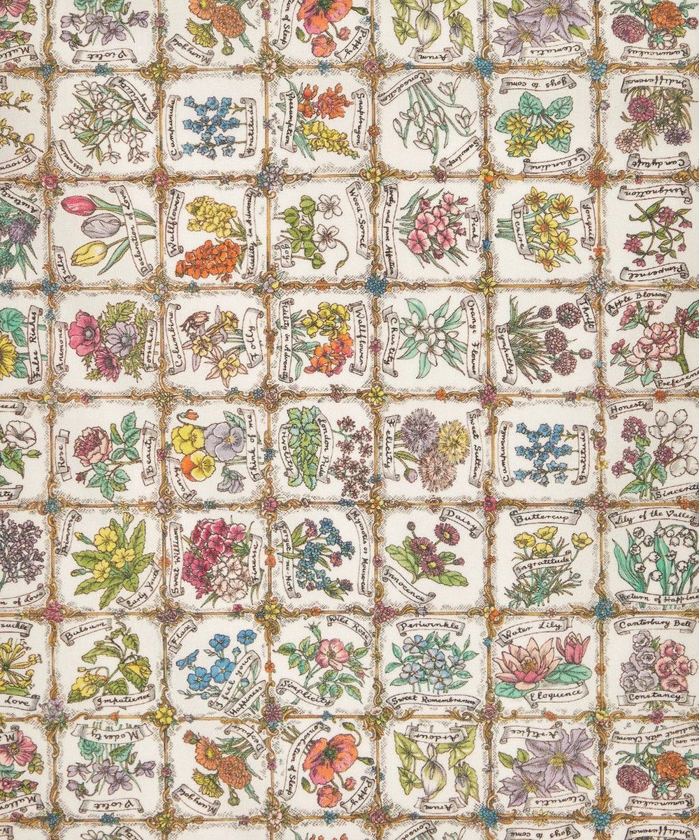 Language of Flowers-Liberty Black-Tana Lawn™