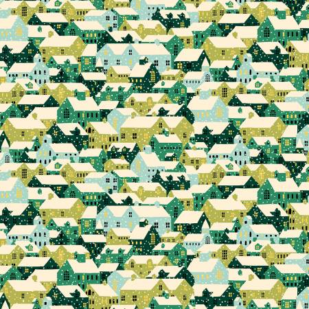 Festive Fair-Snowy Rooftops-Riley Blake