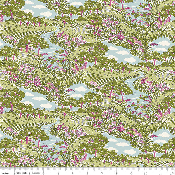 Liberty Fabrics-Botanist's Sketch A