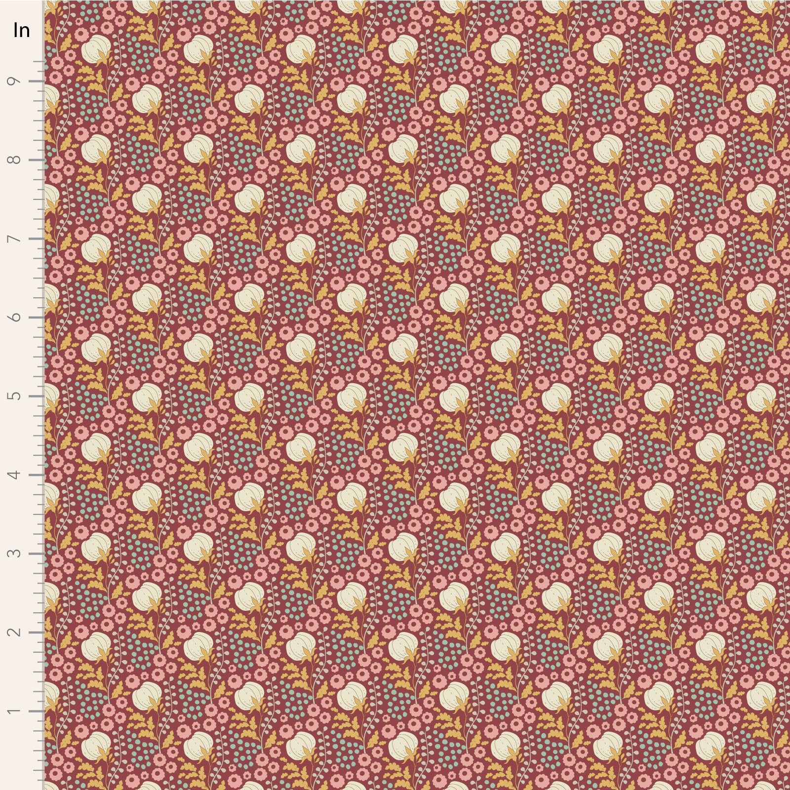 Sanctuary-Cottonfield Maroon-Tilda