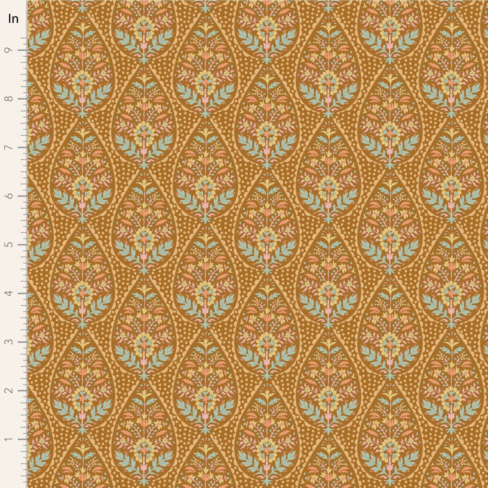 Sanctuary-Adina Ochre-Tilda Fabrics