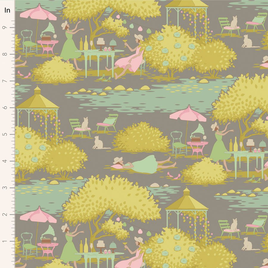 Sunday Brunch Grey-Tilda Fabrics