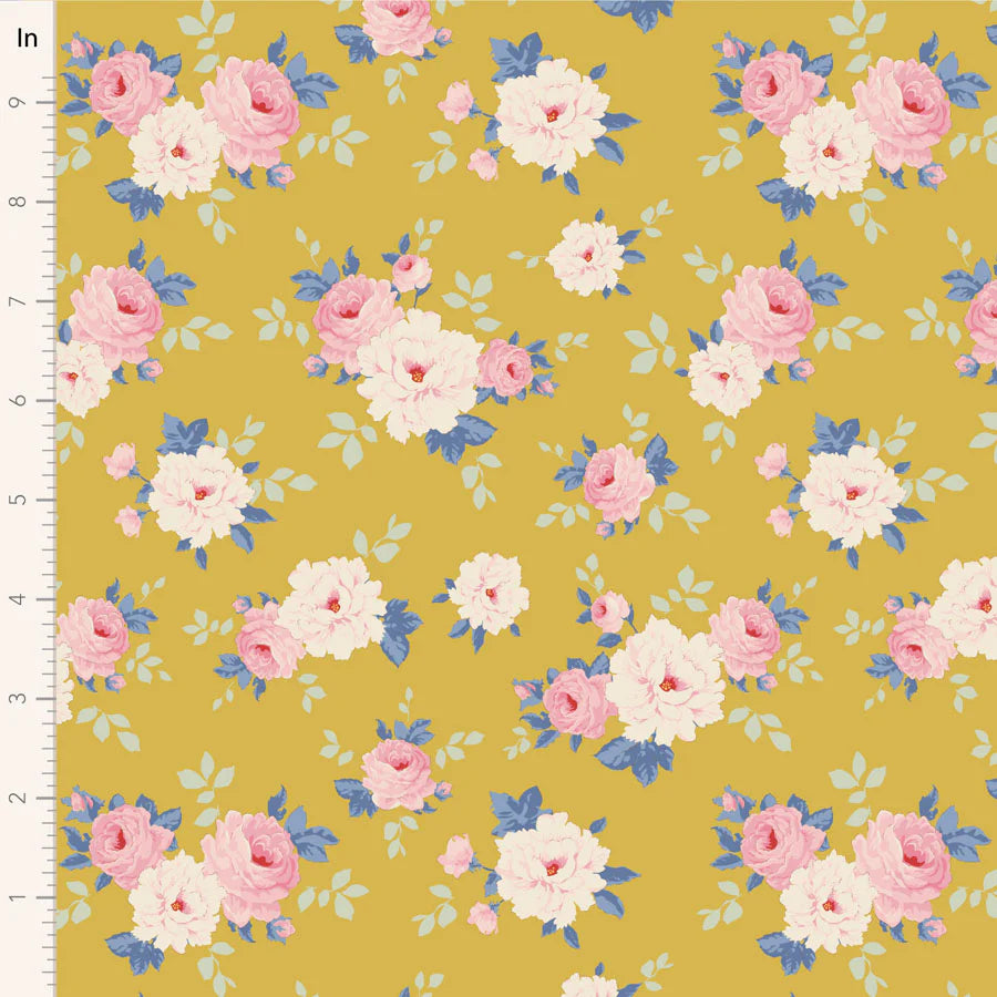 Sunday Brunch-Pernille Yellow-Tilda Fabrics