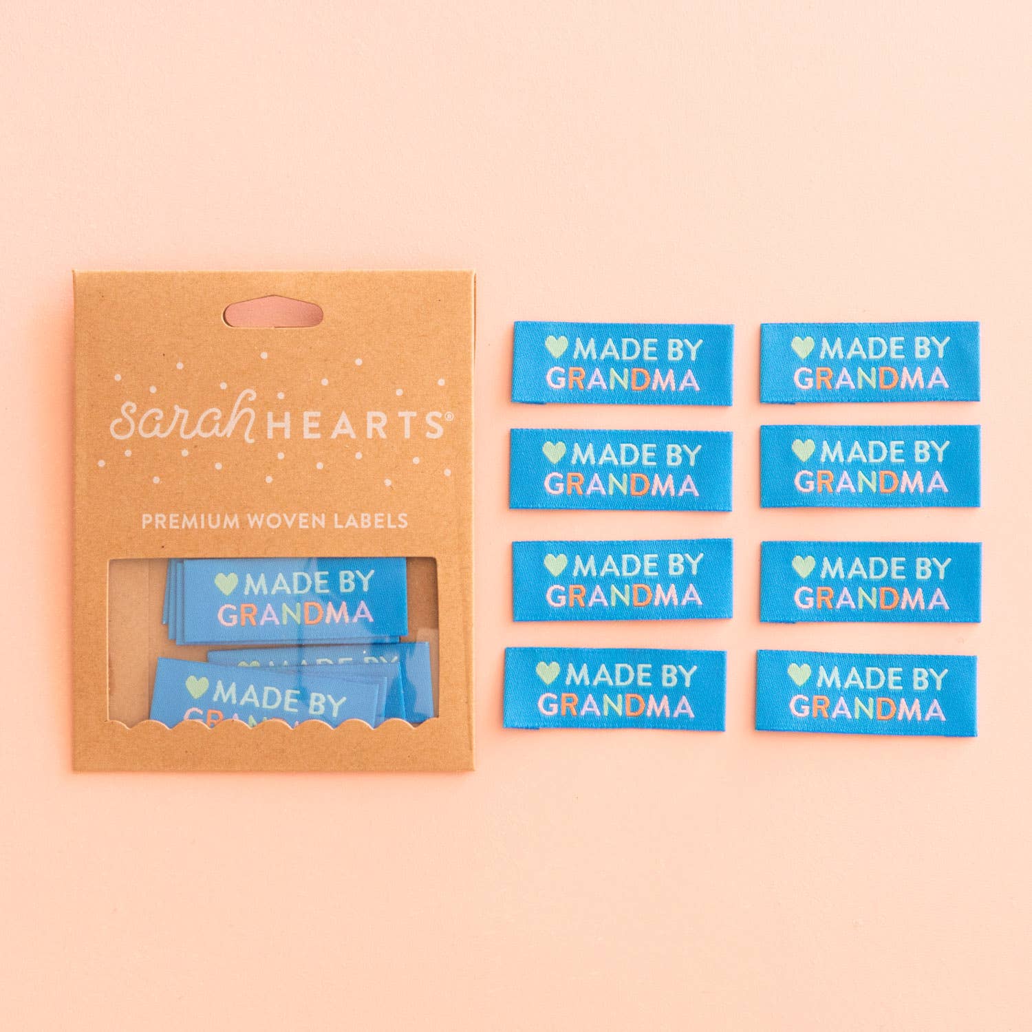 Made by Grandma - Sewing Woven Clothing Label Tags