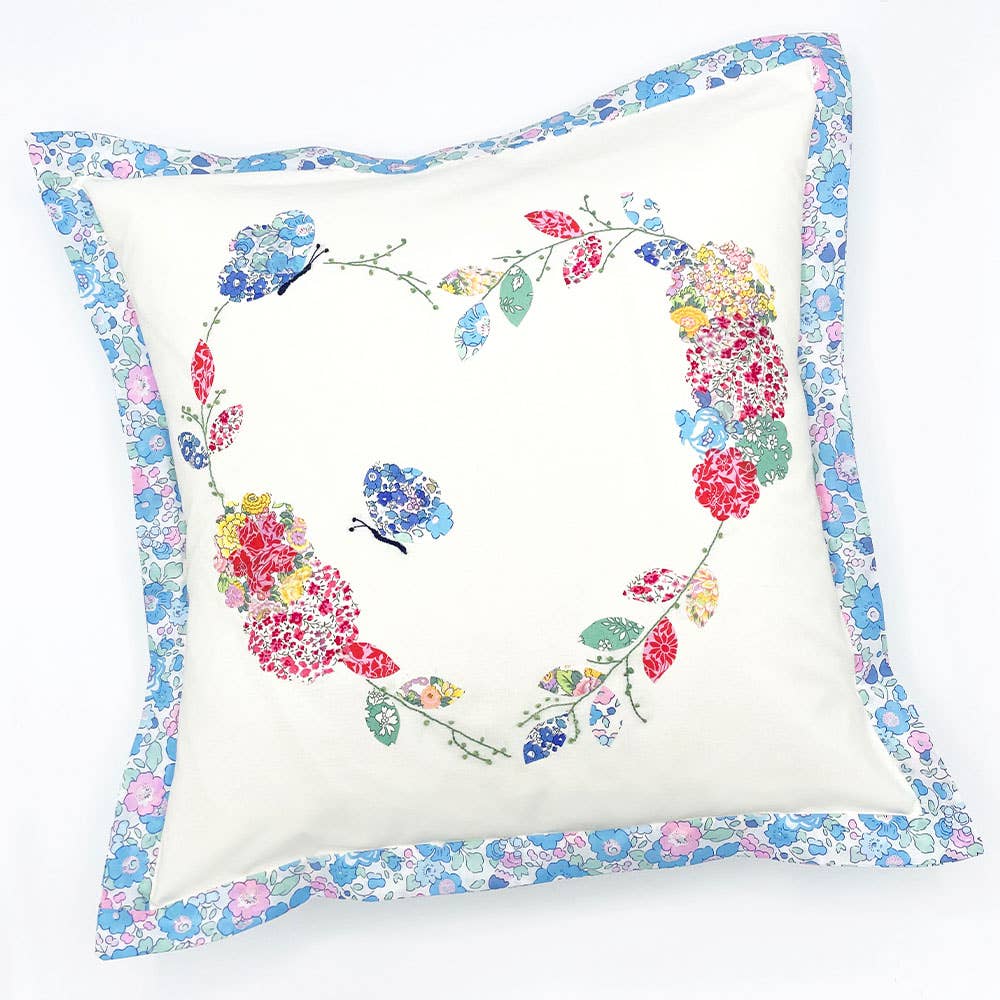 Liberty Tana Lawn™Fabric Tender Heart Cushion Kit | Sewing