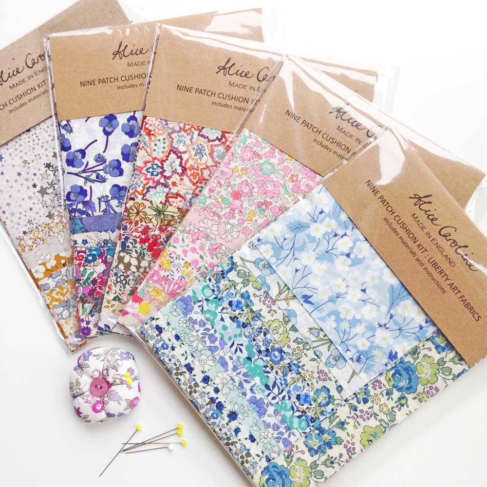 Liberty Tana Lawn™ Fabric Mixed Colors 9 Patch Cushion Kit