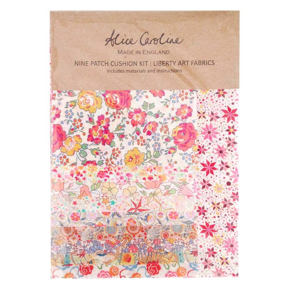 Liberty Tana Lawn™ Fabric Mixed Colors 9 Patch Cushion Kit
