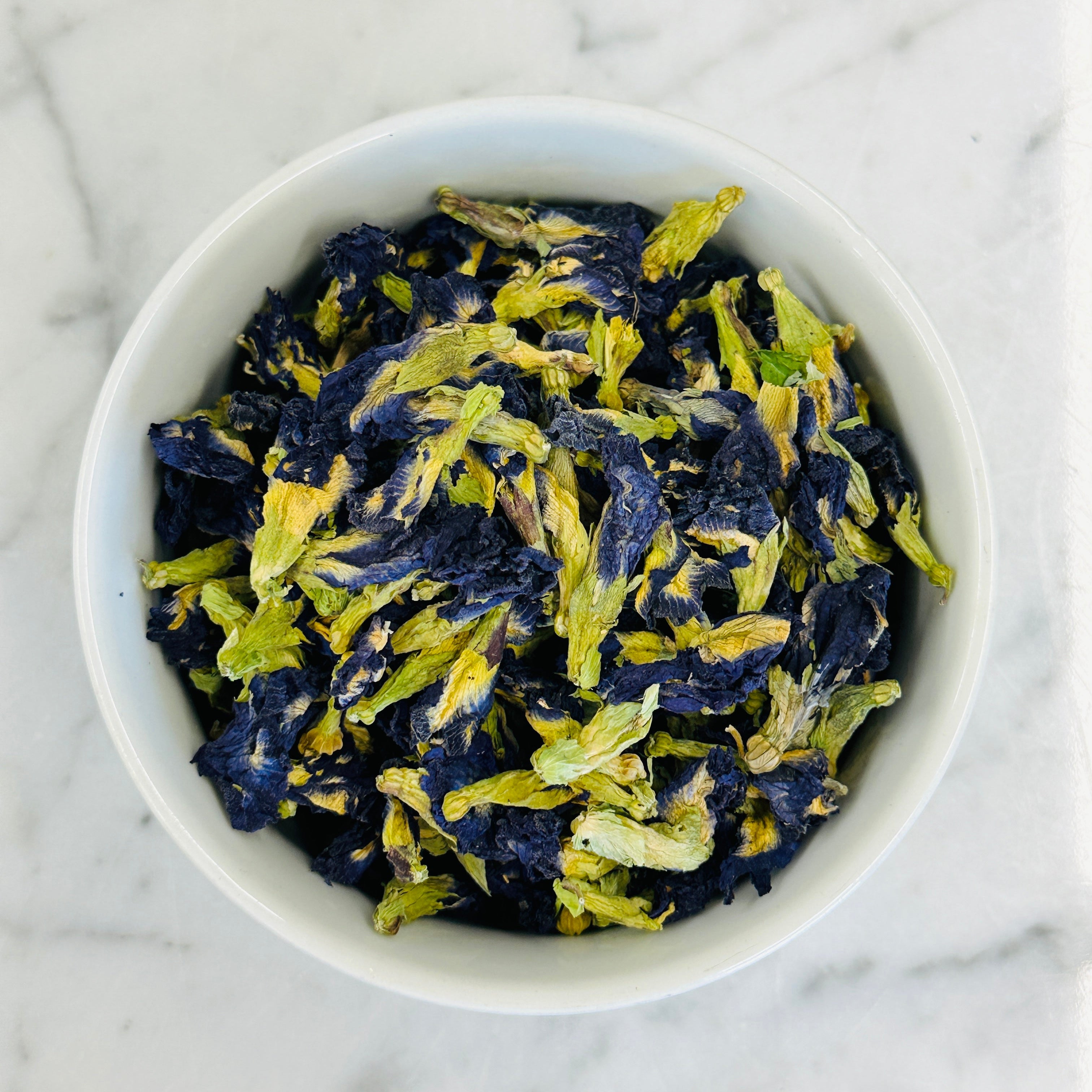 Blue Butterfly Pea Flowers, Whole, 1/4 LB.