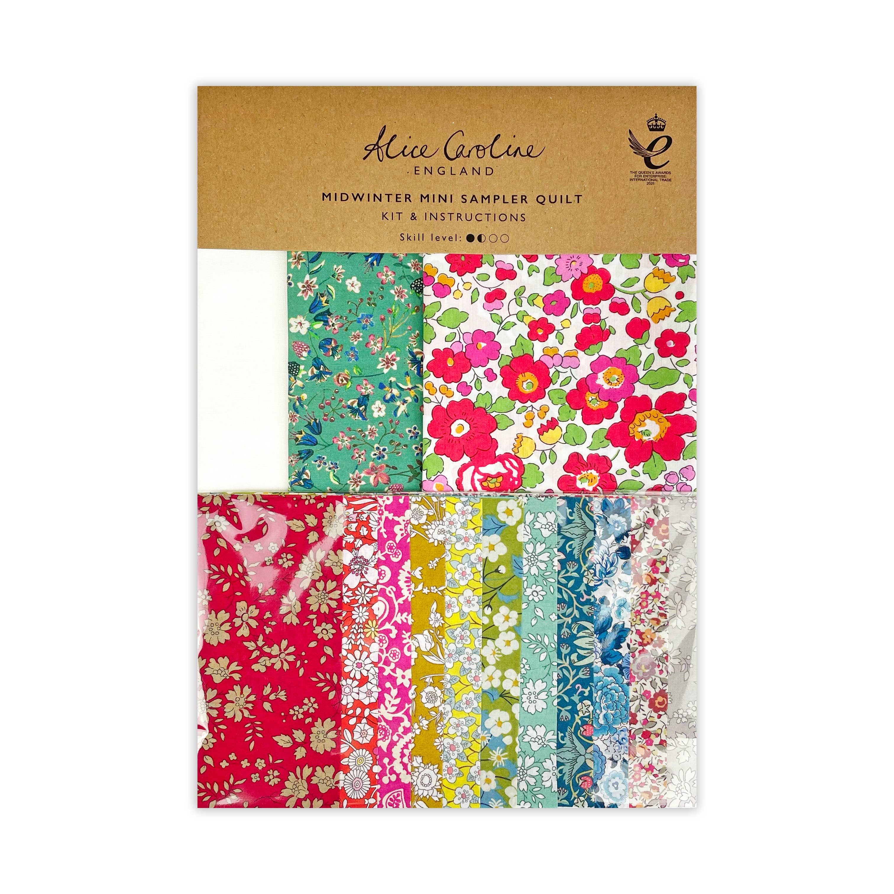 Liberty Tana Lawn™ Fabric Midwinter Mini Sampler Quilt Kit
