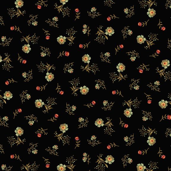 Poppy Field-Black