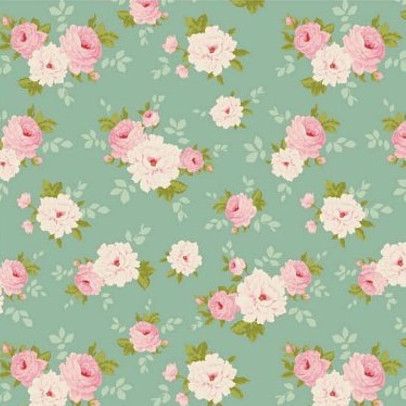 Sunday Brunch-Pernille Teal-Tilda Fabrics