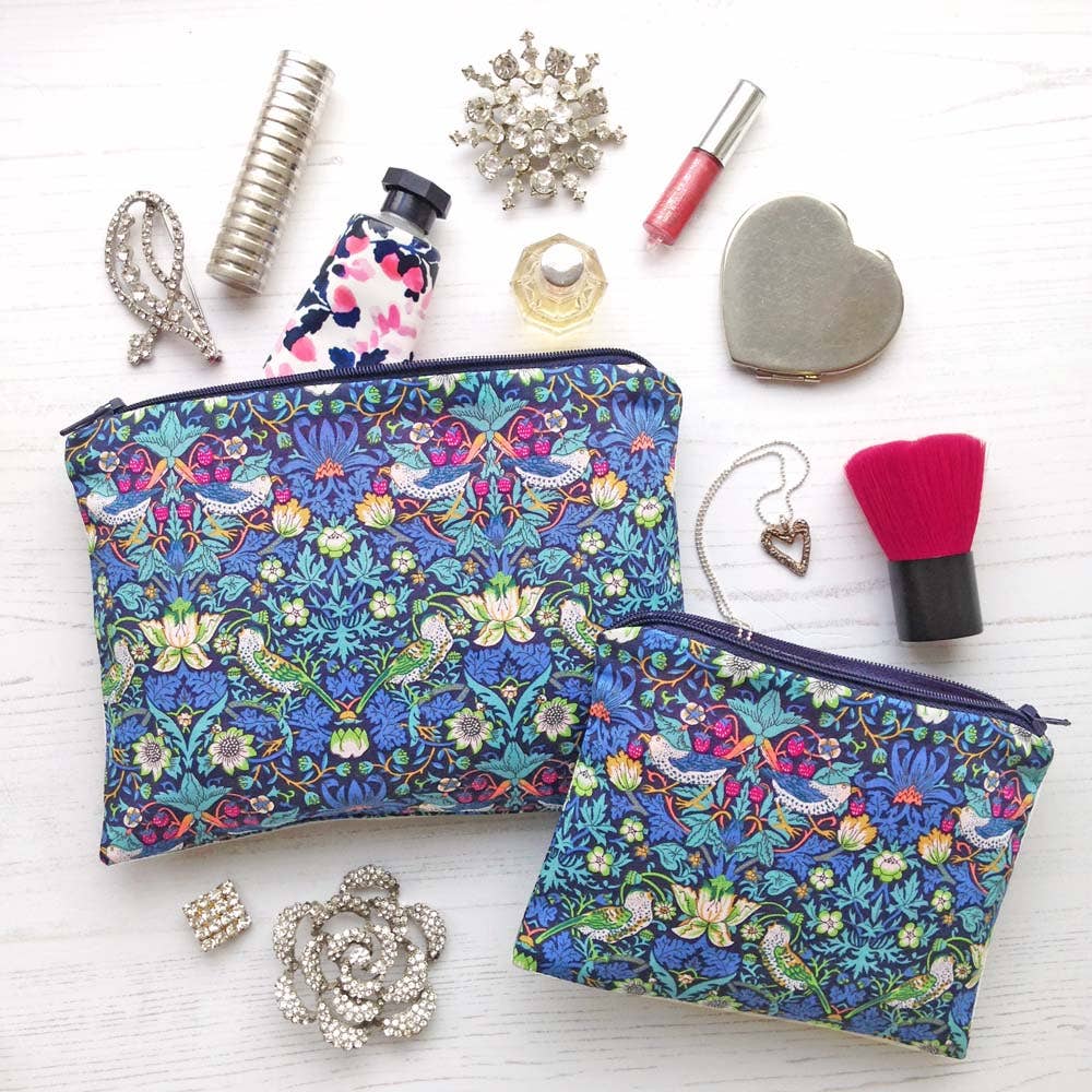 Liberty Tana Lawn™ Mixed Colors Make-Up & Coin Purse Kit