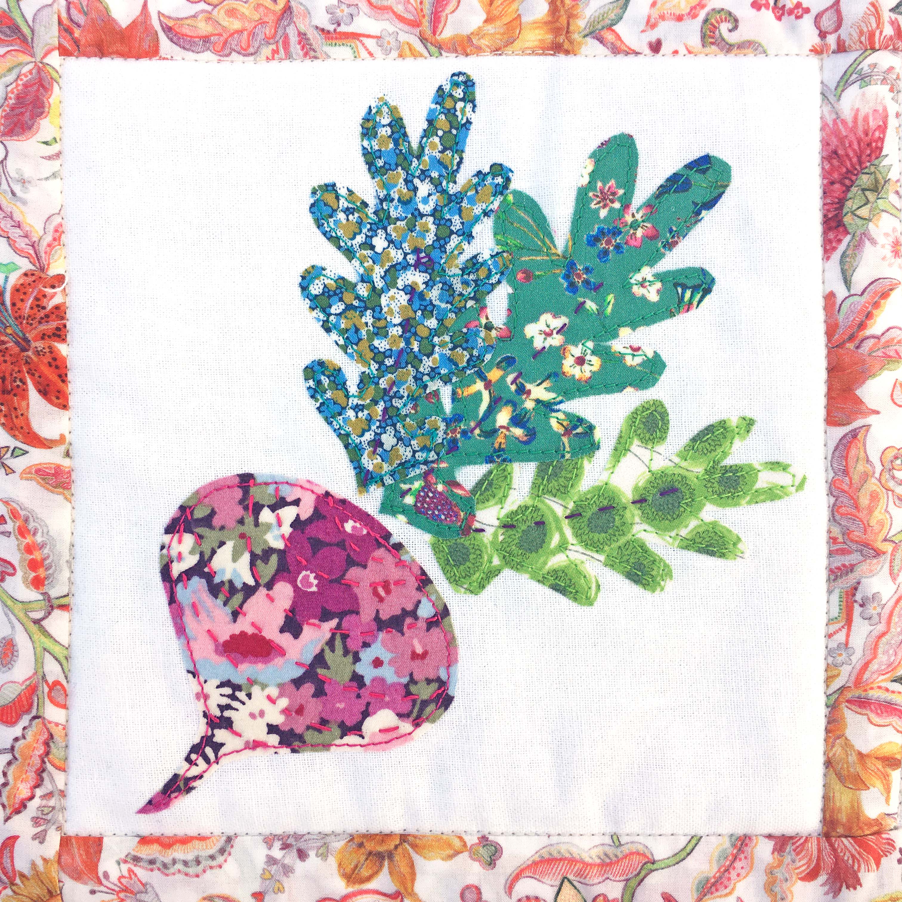 Liberty Tana Lawn™Fabric Autumnal Mini Sampler Quilt Kit