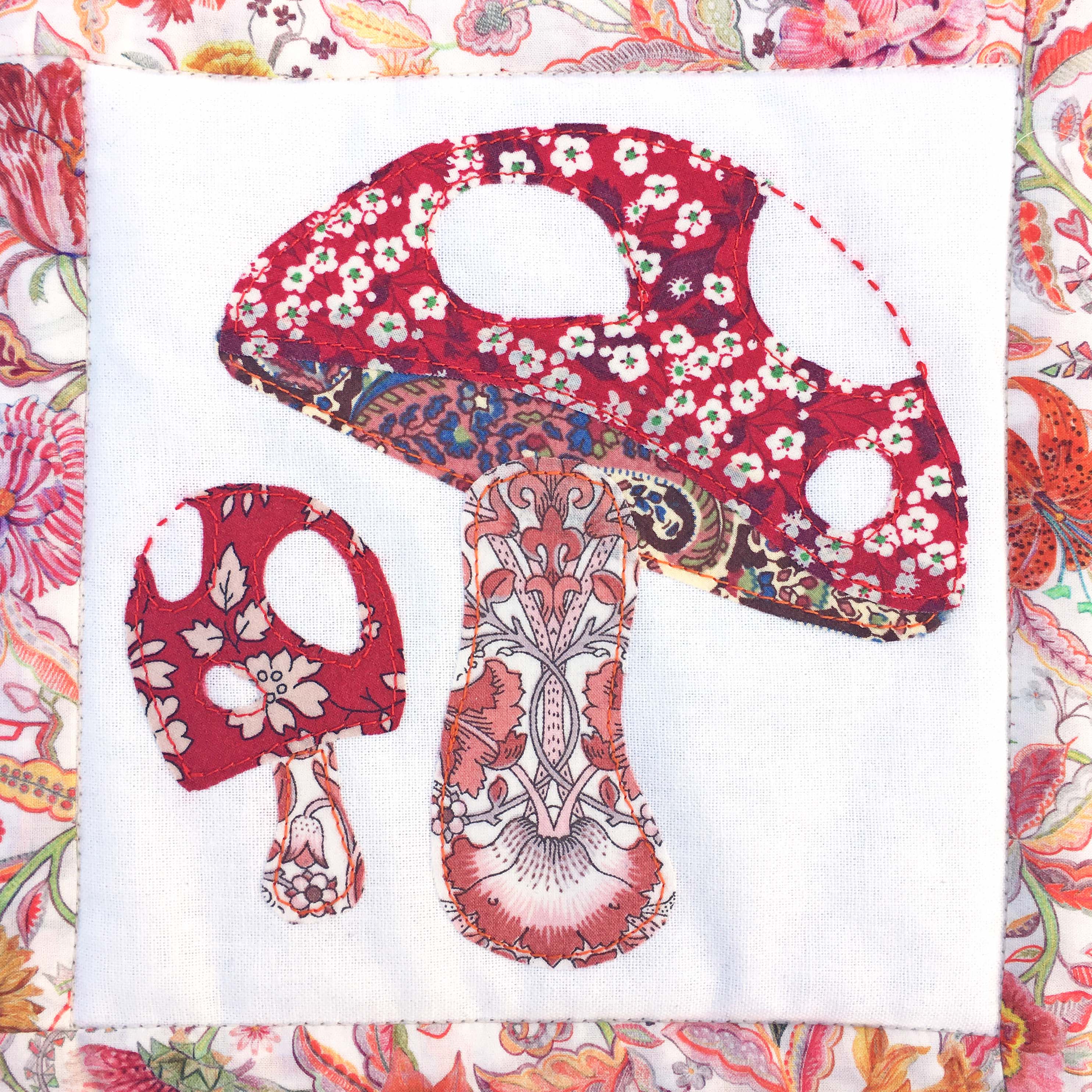 Liberty Tana Lawn™Fabric Autumnal Mini Sampler Quilt Kit