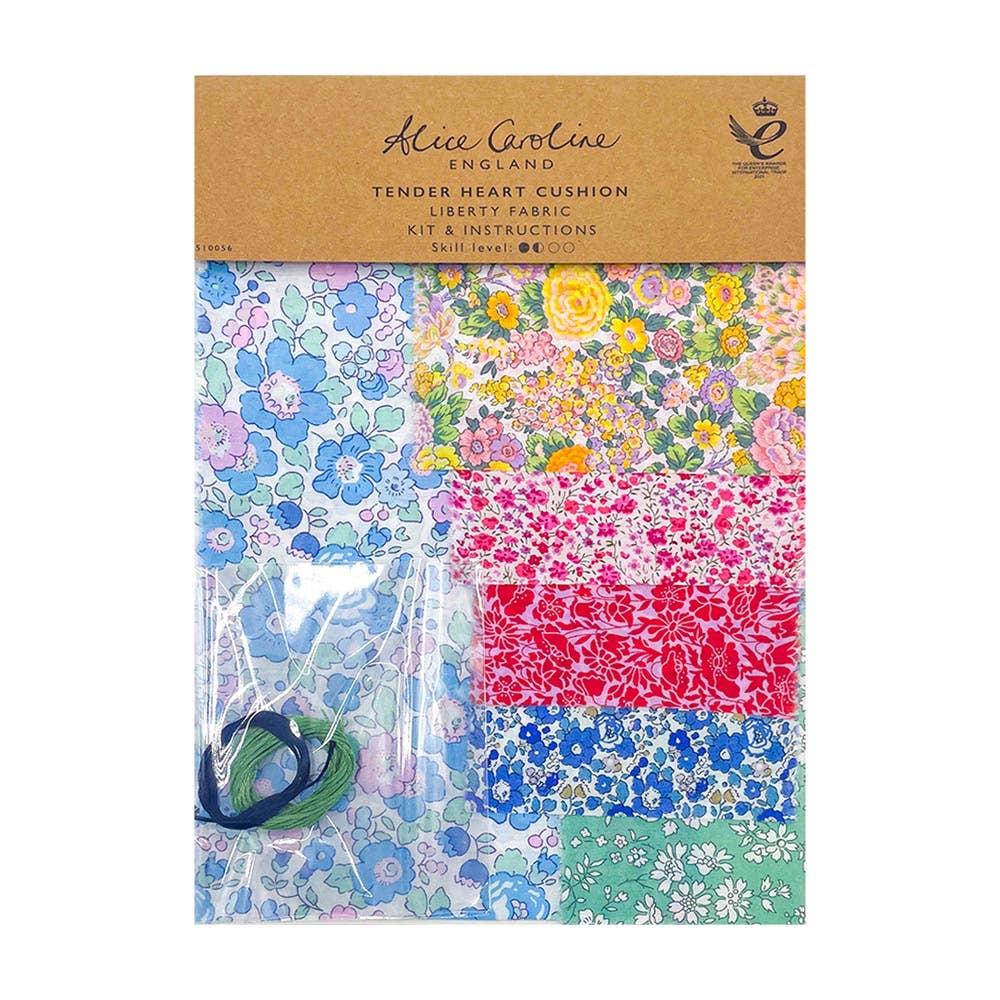 Liberty Tana Lawn™Fabric Tender Heart Cushion Kit | Sewing