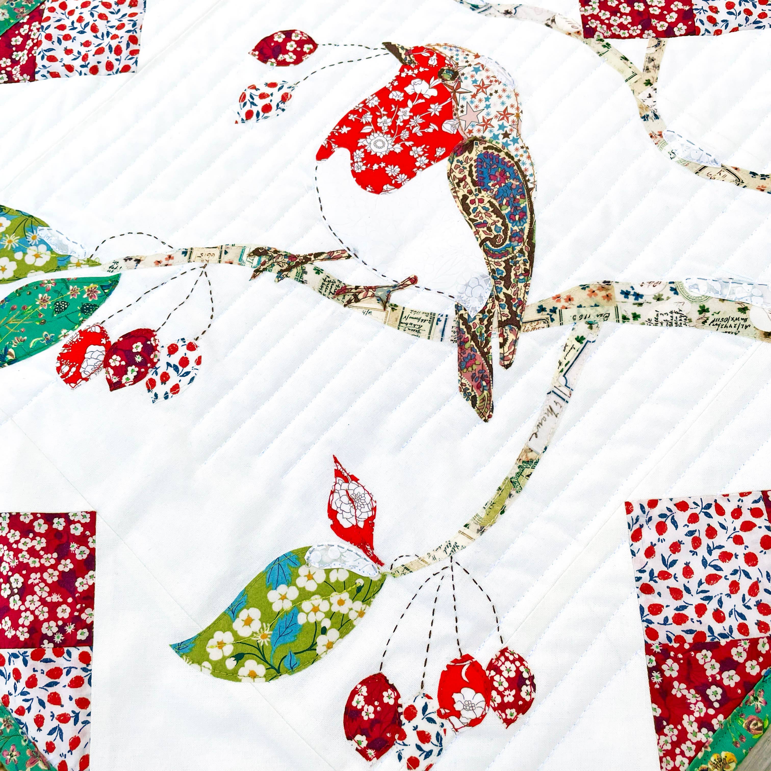 Liberty Tana Lawn™ Fabric Robin Cushion Kit | Christmas
