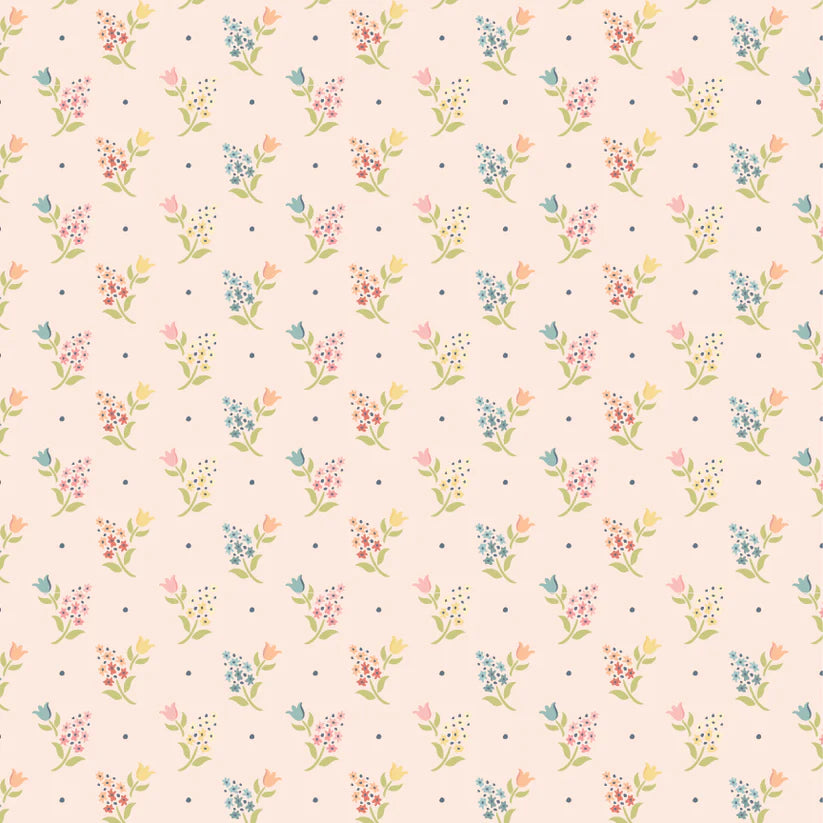 Sprigs And Tulips - Blush