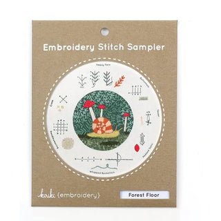 Forest Floor-Embroidery Stitch Sampler