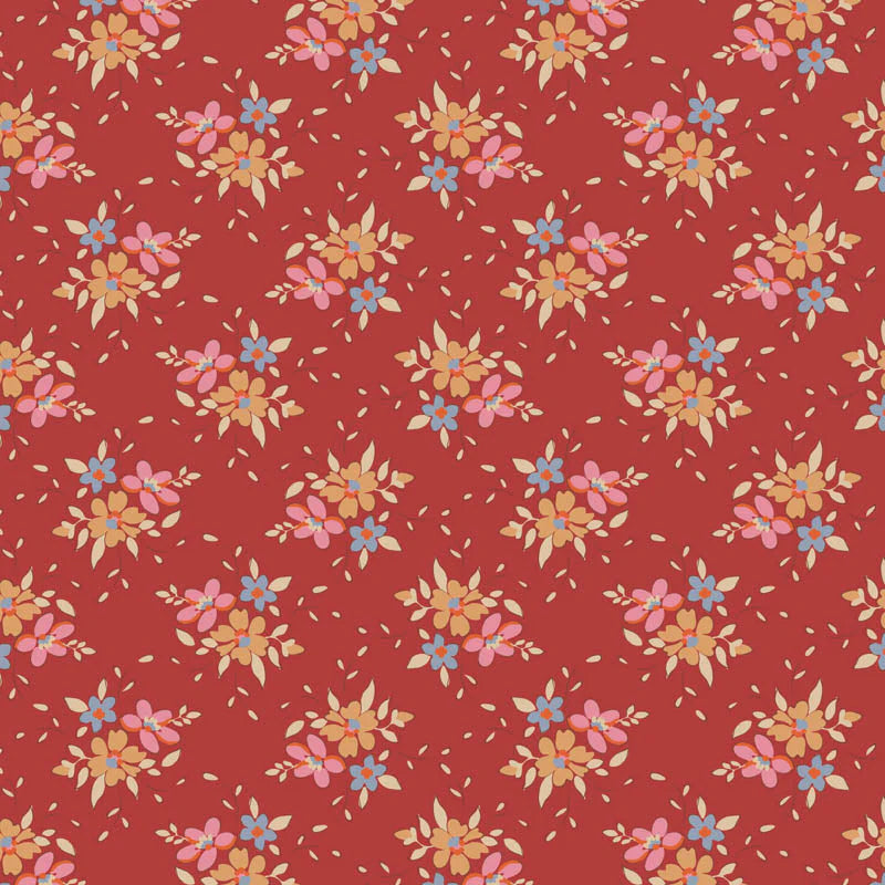 Creating Memories - Frida Red-Tilda Fabric