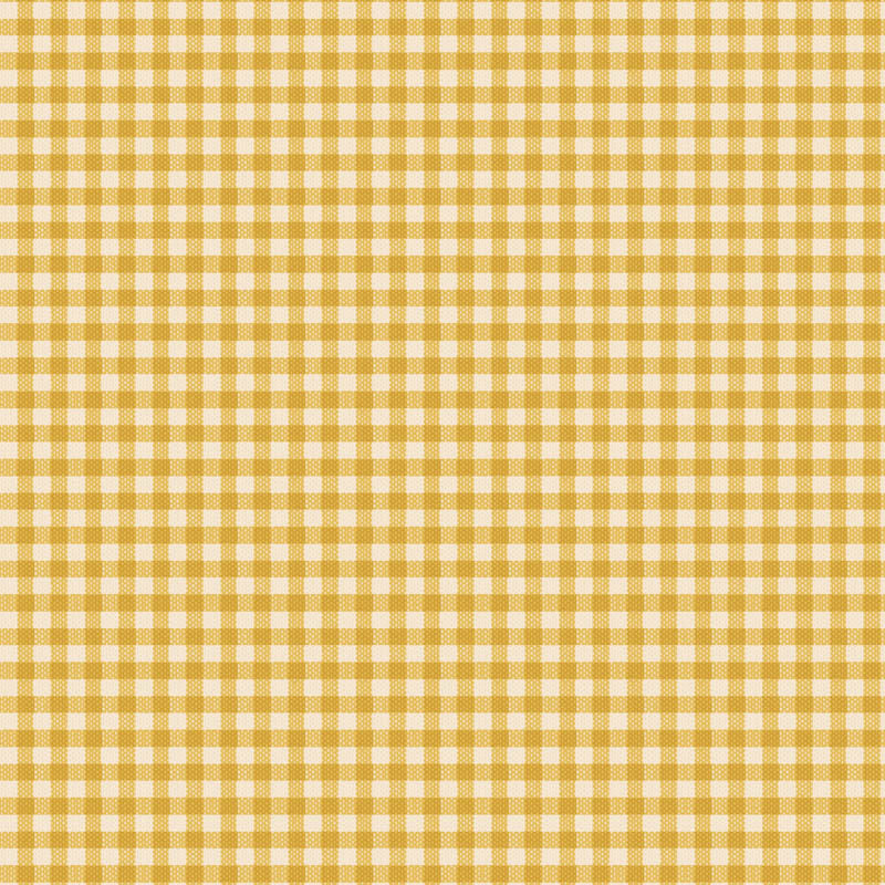 Creating Memories-Woven-Tilda Fabrics-Gingham Yellow