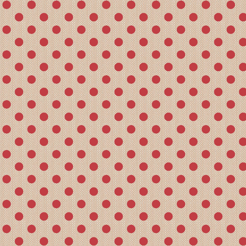 Creating Memories-Woven-Tilda Fabrics-Polkadot Red