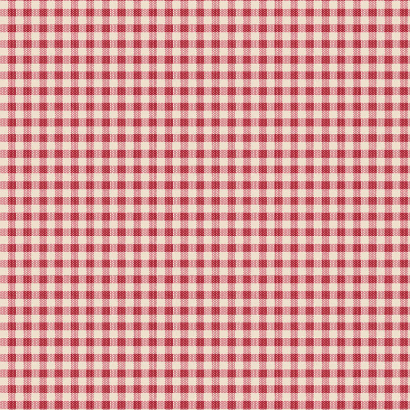 Creating Memories-Woven-Tilda Fabrics-Gingham Red