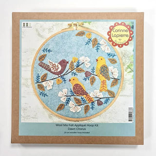 Dawn Chorus Appliqué Hoop Craft Kit: English