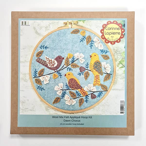 Dawn Chorus Appliqué Hoop Craft Kit: English