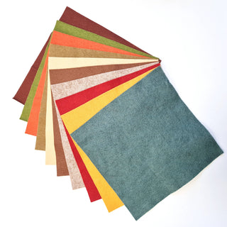 Felt Bundle of 10 Sheets - 13 themes: Vintage