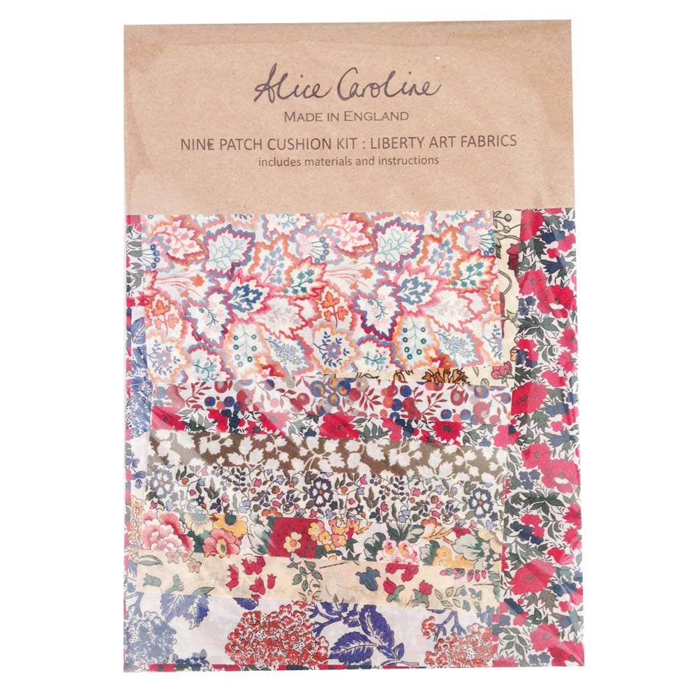 Liberty Tana Lawn™ Fabric Mixed Colors 9 Patch Cushion Kit
