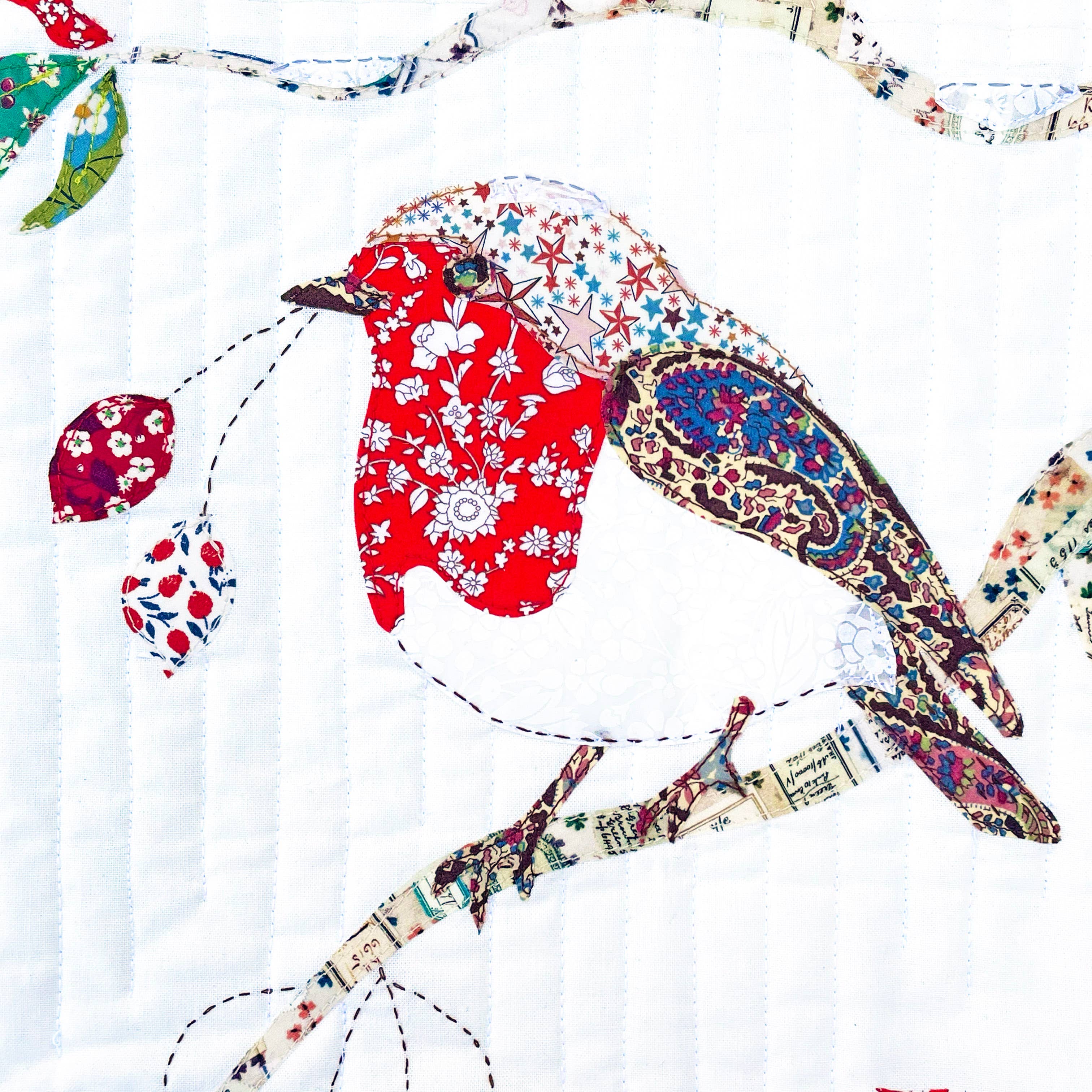 Liberty Tana Lawn™ Fabric Robin Cushion Kit | Christmas