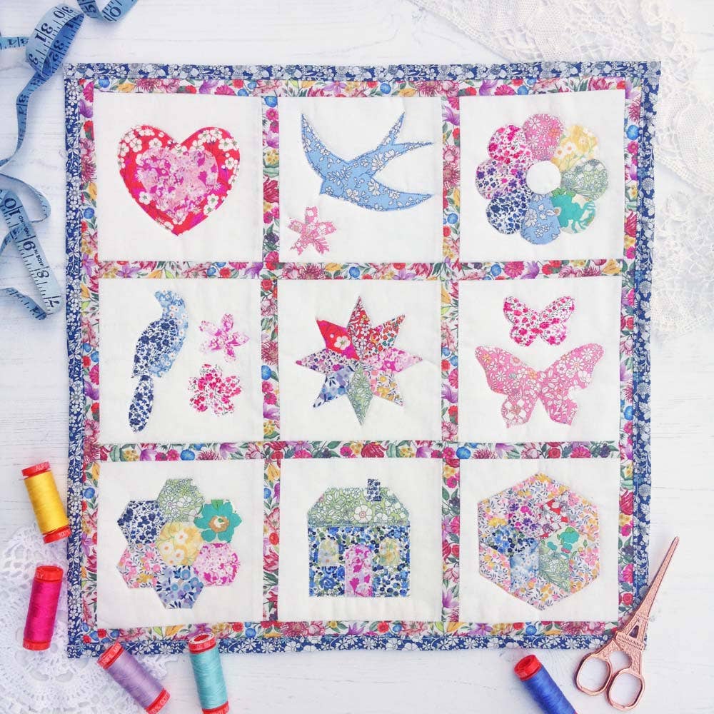 Liberty Tana Lawn™ Fabric Rainbow Mini Sampler Quilt Kit