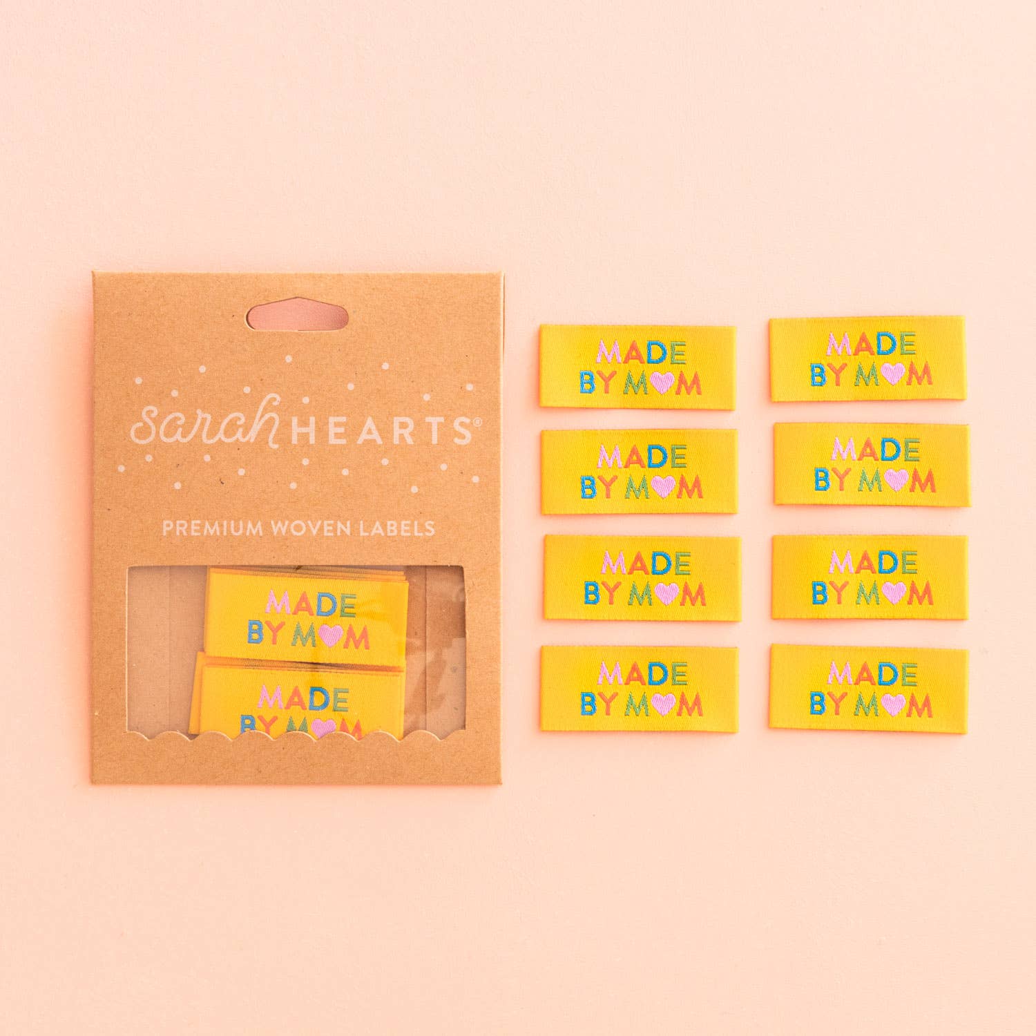 Made by Mom - Sewing Woven Clothing Label Tags