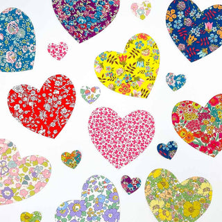 Pre-Cut Liberty Tana Lawn® Fabric Hearts | Craft Kits