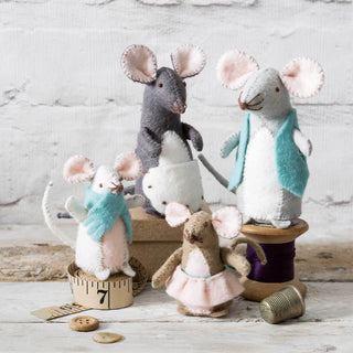 Mouse Family Felt Craft Kit: English