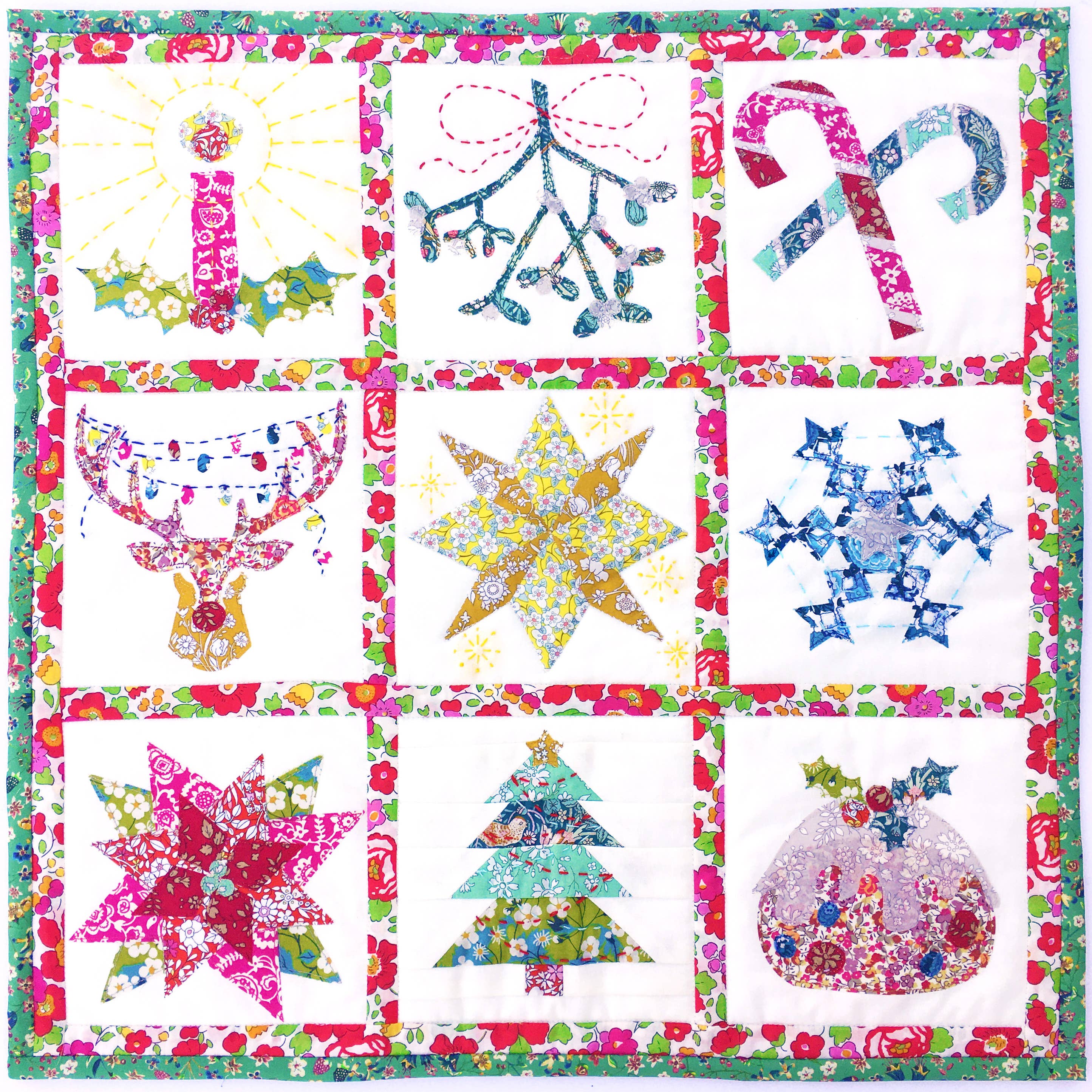 Liberty Tana Lawn™ Fabric Midwinter Mini Sampler Quilt Kit