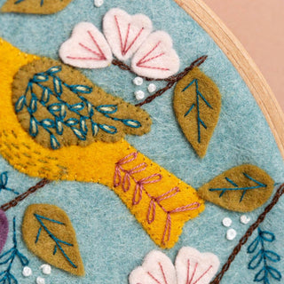 Dawn Chorus Appliqué Hoop Craft Kit: English