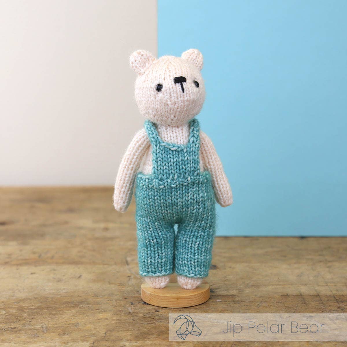 Monkey Knit Pattern DIY Knitting Kit - Jip Polar Bear