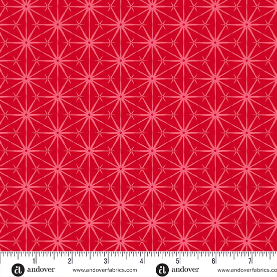 Andover-Sugarberry-Crystal Stars-Red
