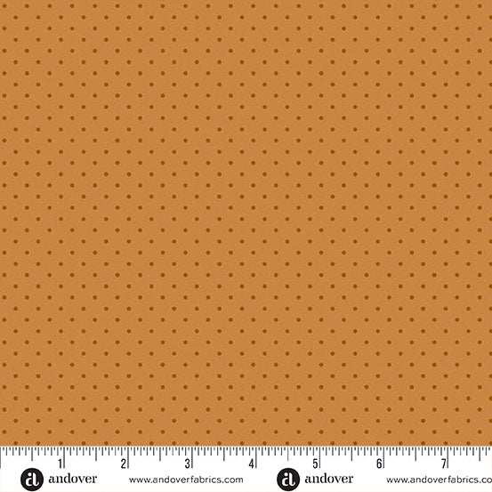 Andover Fabrics-Persimmon-Poppy Seeds