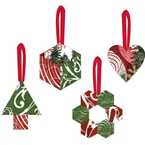 More Chirstmas Ornaments by Paper Pieces