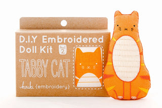 Tabby Cat-Embroidery Kit Craft