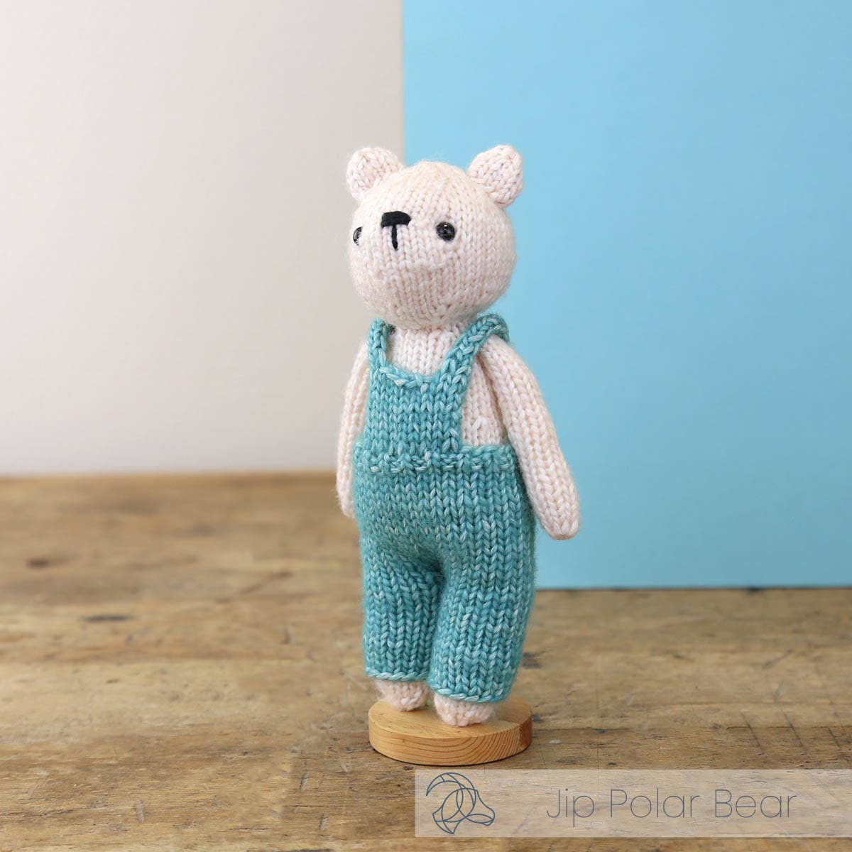 Monkey Knit Pattern DIY Knitting Kit - Jip Polar Bear