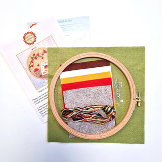 Picnic in the Orchard Appliqué Hoop Craft Kit