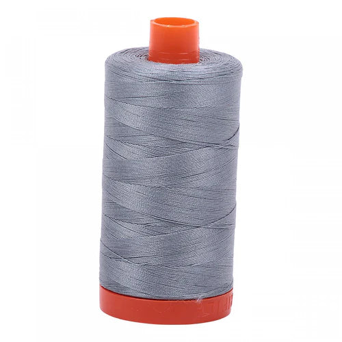 Aurifil Mako Cotton Thread 50 WT. Light Blue Grey