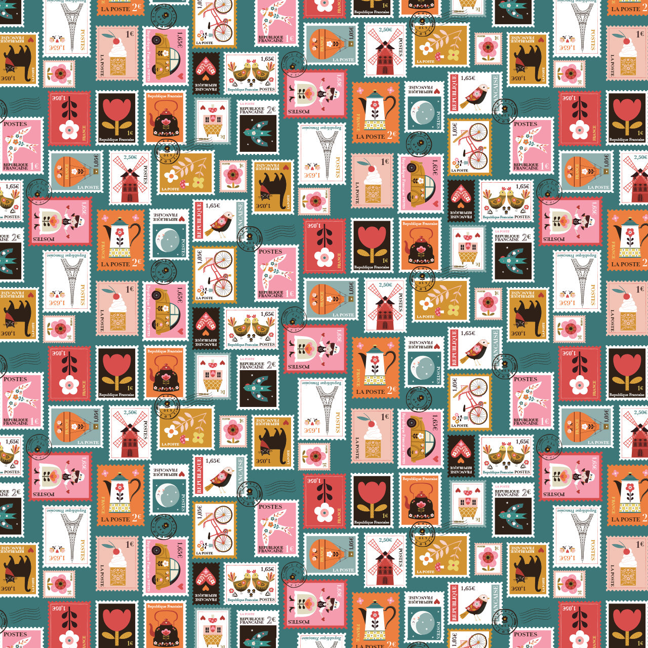 Bon Voyage-Vintage Postage