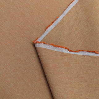 Cosmo Japanese yarn dyed cotton fabric AY-2000 C tan orange