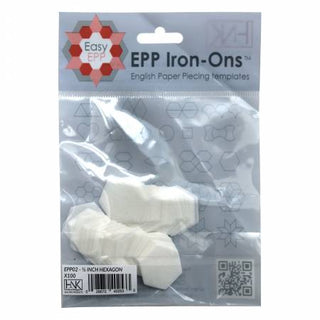 EPP Iron On 1/2" Hexie x 100 Count