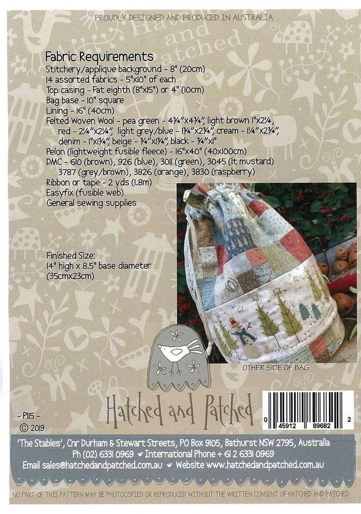 All is Merry & Bright Bag Pattern