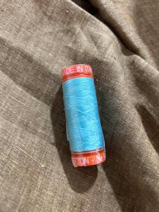 Aurifil 50 WT Cotton Mako Spool Thread-Turquoise